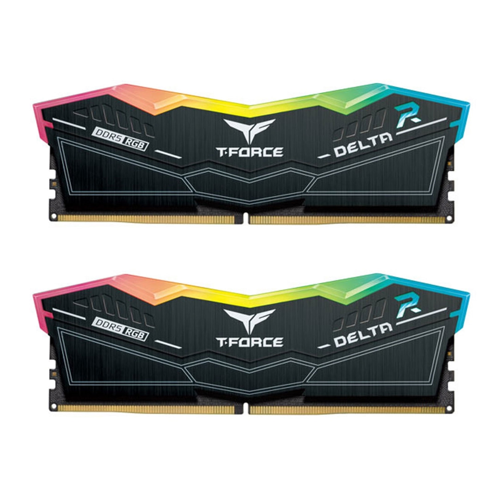 (image for) Team T-Force Delta RGB FF3D532G6400HC40BDC01 32GB DDR5 6400MHz System Memory, 2 x 16GB, Black, CL40-40-40-84 1.35V