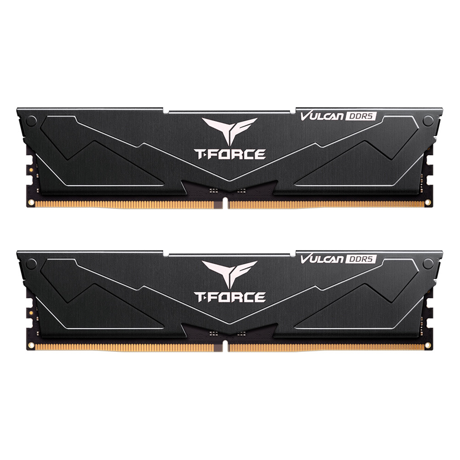 (image for) Team T-Force Vulcan FLBD516G6000HC38ADC01 System Memory, 16GB (2 x 8GB) DDR5, 6000MHz, CL38, Black