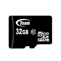 Team 32gb Micro Sdhc Class 10 Flash Card With Adapter Tusdh32gcl1003 - Tgt01