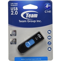 Team C141 4GB USB 2.0 Blue USB Flash Drive