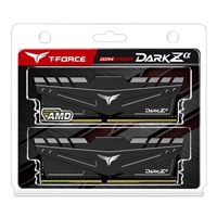 Team Dark Za TDZAD416G4000HC18JDC01 16GB DIMM System Memory, DDR4, 4000MHz, 2 x 8GB, Aluminum Heatsink, 288 Pin, 1.35v, CL18-22-22-42