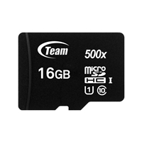Team 16gb Micro Sdhc Class 10 Uhs-i Flash Card With Adapter Tusdh16gcl10u03 - Tgt01