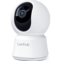 Laxihub Arenti Indoor WiFi Security Camera, Full HD 1080p, Night Vision 2-Way Audio, Motion Sound Detection, IOS and Android Compatible