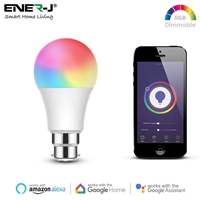 ENER-J Smart WiFi Colour Changing LED Light Bulb 9W