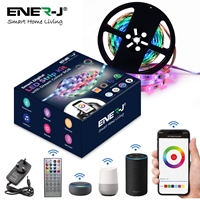 ENER-J Smart Digital RGB LED Strip Kit, 5 Meters