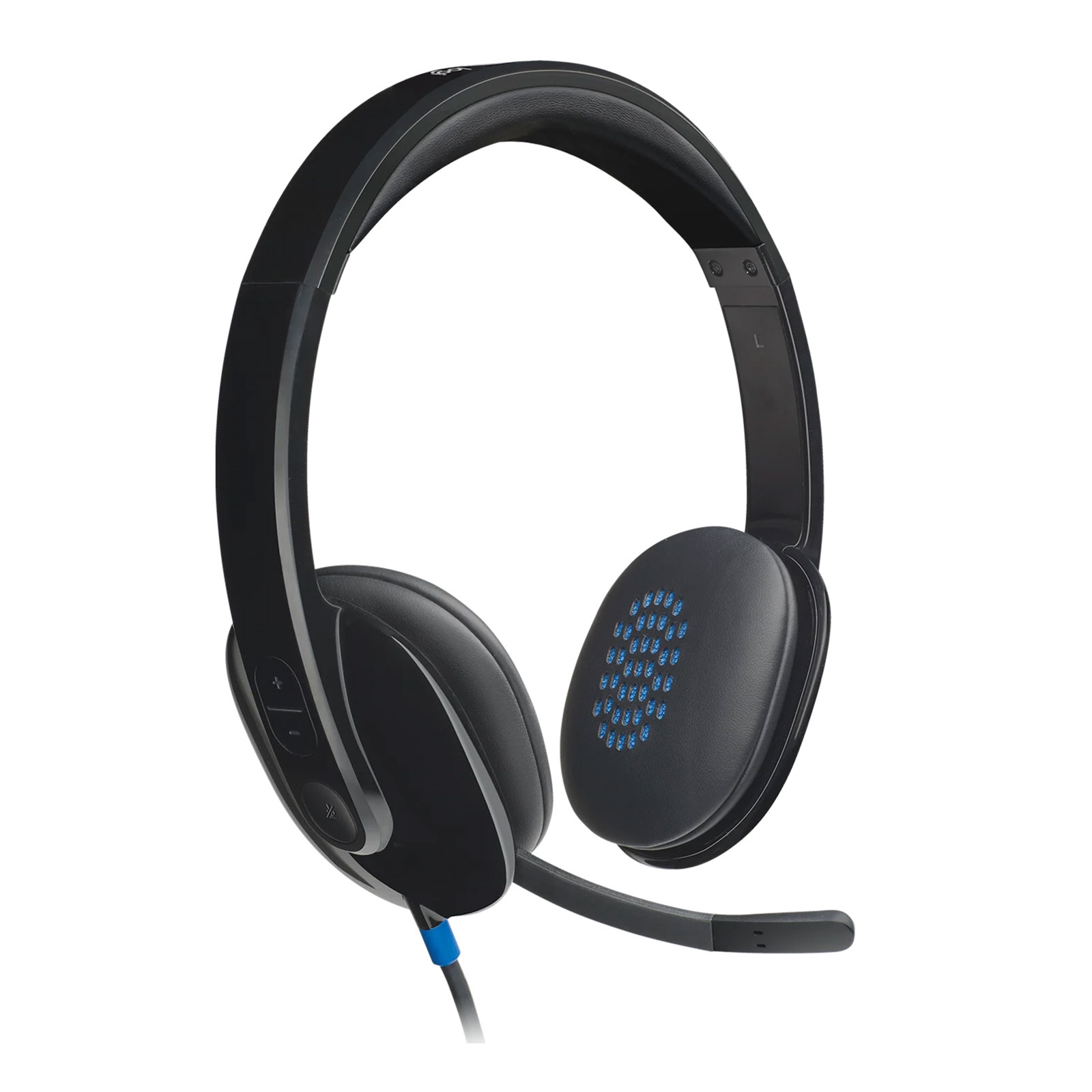 (image for) Logitech H540 USB Headset with Noise-Cancelling Mic and On Ear Controls
