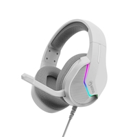 Marvo Scorpion H8618 Tactic 40 USB 2.0 Wired Gaming RGB Headset (White) — Headphones & Headsets for UK schools