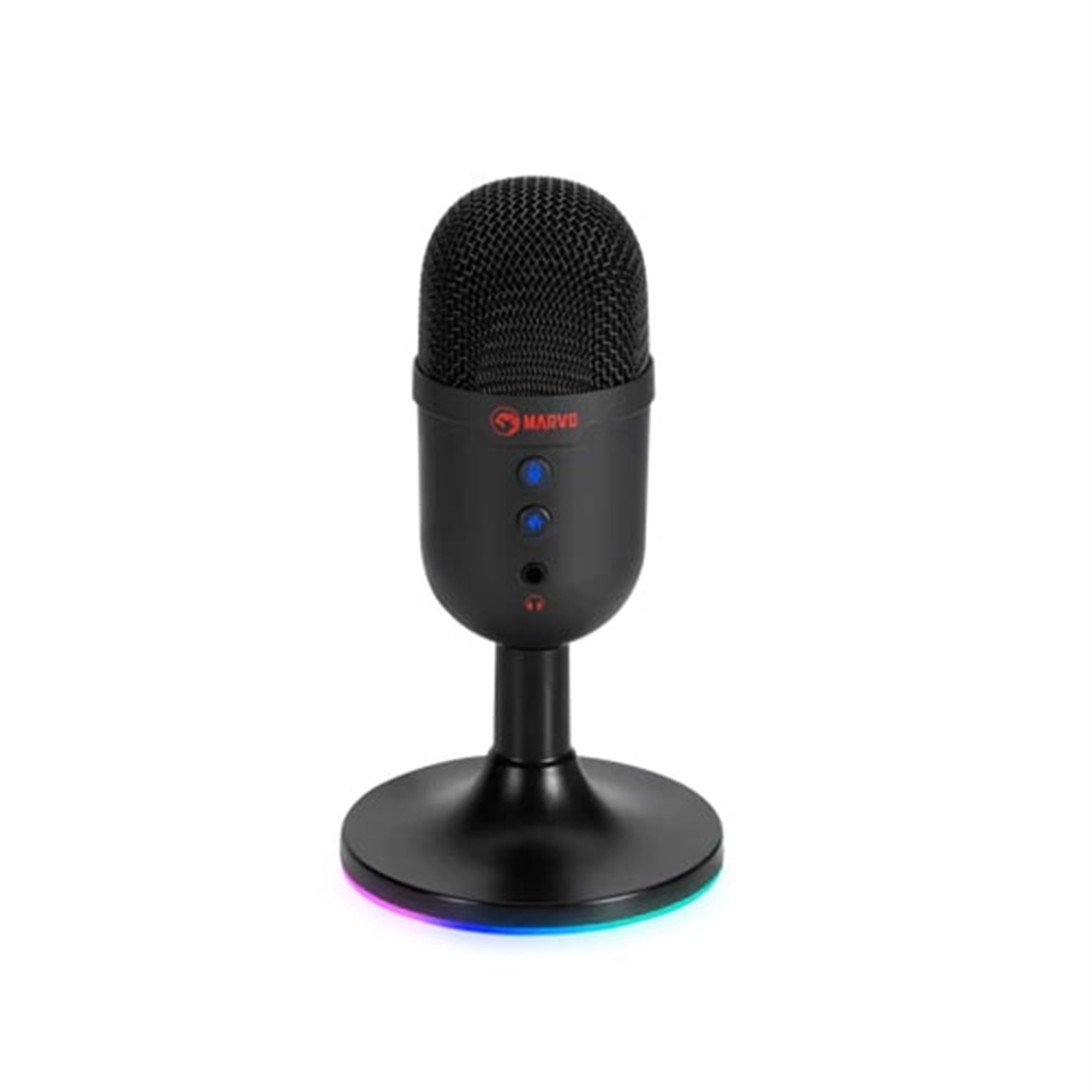 (image for) Marvo Scorpion MIC-06 Blast 40 USB RGB Noise Cancelling Wired Microphone (Black)