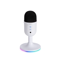 Marvo Scorpion MIC-06 Blast 40 USB RGB Noise Cancelling Wired Microphone (White) — Headphones & Headsets for UK schools