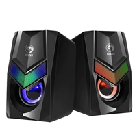 Marvo Scorpion SG-118 Havoc 10 USB Powered Stereo RGB 6W Gaming Speakers (Black) — Speakers for UK schools