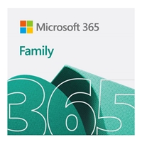 Microsoft 365 Family Medialess 2021 Latest Version - 1 Year Subscription 6 Users  - Electronic Download Esd 6gq-00092 - Tgt01